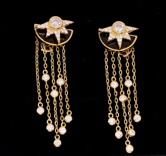 Moonlit Cascading Earrings