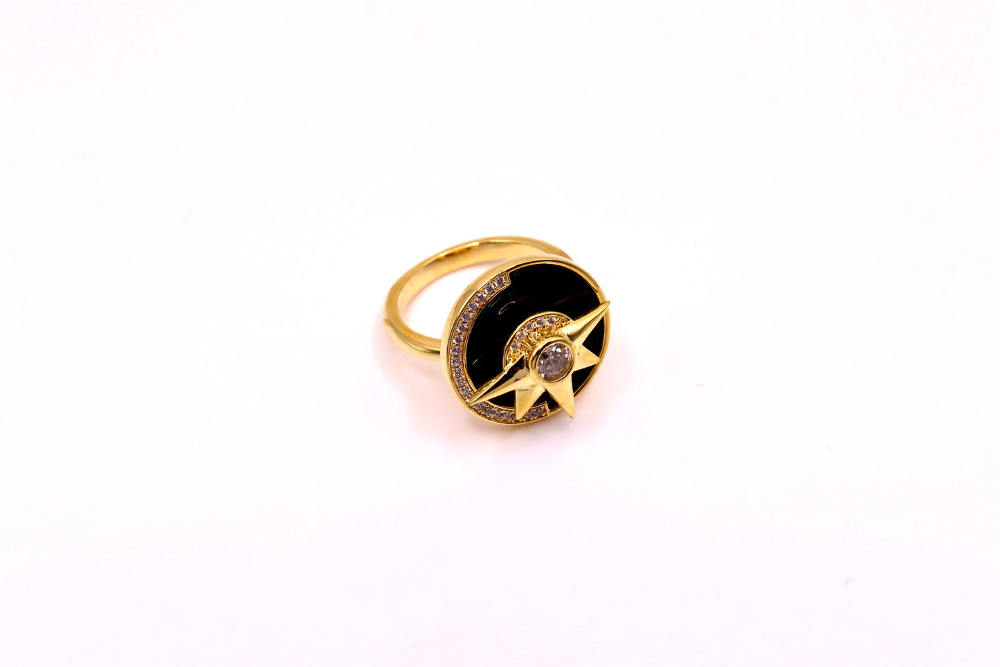 Nighttime Glamour Statement Ring