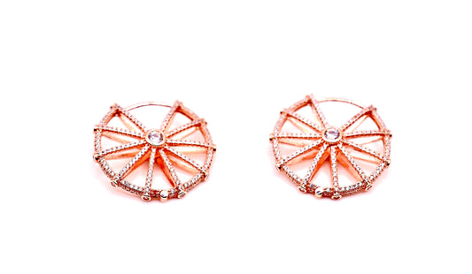 Paris Ferris Wheel Hoop Earrings